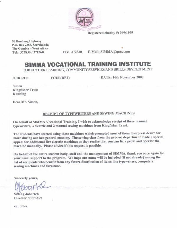 SIMMA VOCATIONAL TRAINING INSTITUTE