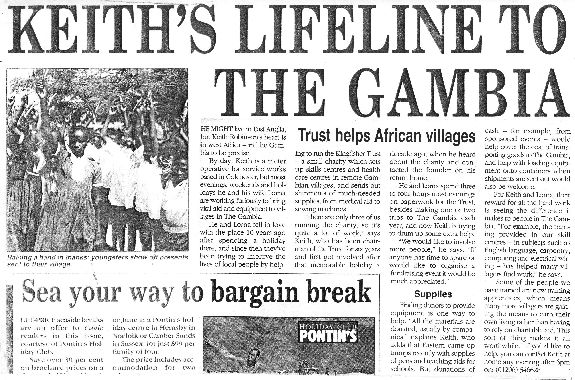 Keith's Lifeline to The Gambia