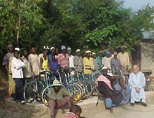 Kingfisher donating bicycles and Sewing machine to the Local Community of Yuna